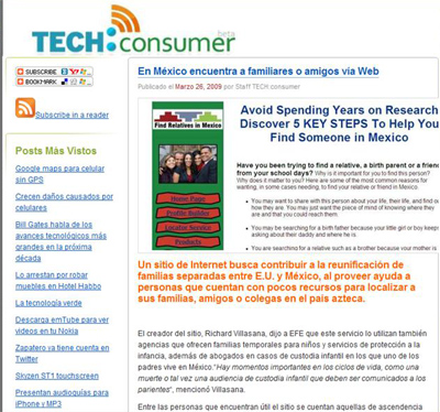 FInding father in Mexico